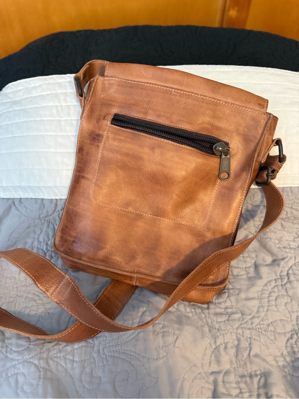 Bed Stu Leather Crossbody Bag - Brown - Picture 2 of 5